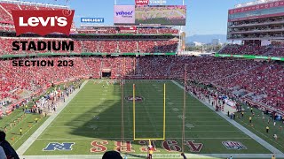 Section 203 View 49ers's Levi Stadium 2023