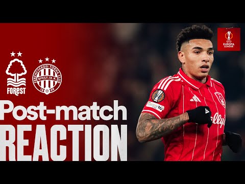 Igor Jesus' Reaction 🗣️ | Forest 4-0 Ferencváros | Europa League
