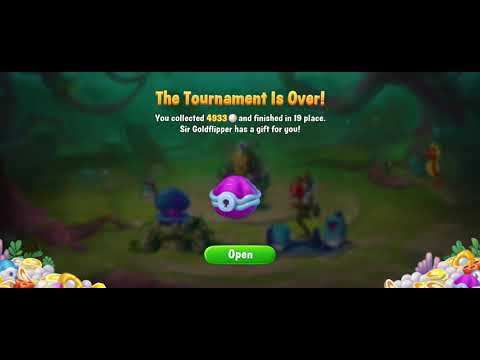 Fishdom 19th Rank Ruby League, Only Got 1 Bomb 😅