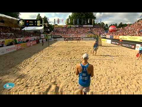Rogers-Dalhausser USA Fijalek-Prudel POL 2-1 Final Mazury Orlen Grand Slam 2011