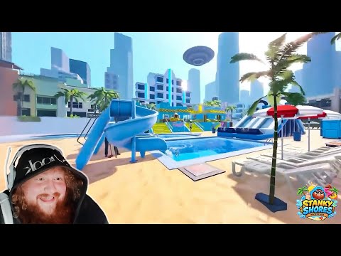 A UFO Showed Up To My Waterpark… (Stanky Shores Ep 9)