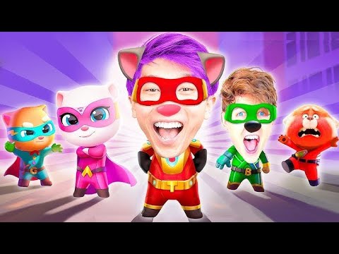 🐱 NEW GADGET!🦸‍♀️🦸‍♀️ Epic Jet Bike RACE – Talking Tom Hero Dash (GAME UPDATE)
