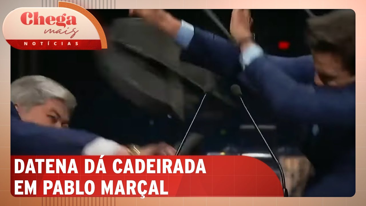 Datena dá cadeirada em Pablo Marçal em debate eleitoral | Chega Mais Notícias (16/09/24)