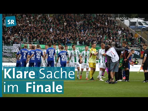 Fußball, Saarlandpokalfinale: FC 08 Homburg – FC Palatia Limbach