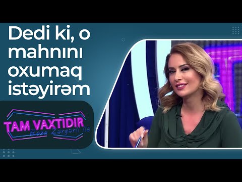 Cahan qrupu - Mustafa Ceceli dedi ki, o mahnını oxumaq istəyirəm – Tam Vaxtıdır