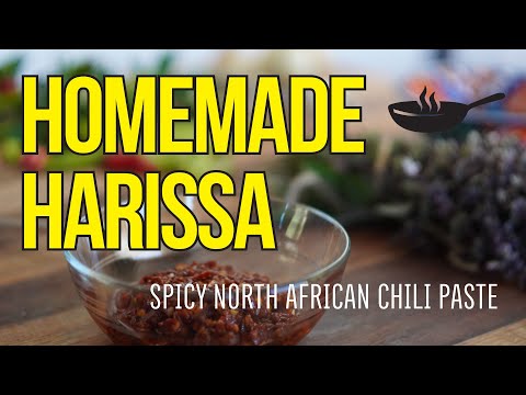 Homemade Harissa From Scratch - Authentic North African Chili Paste