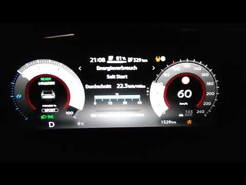 2022 Nissan Ariya 2WD 178 kw 87 kwh 0-100 km/h Accelerator