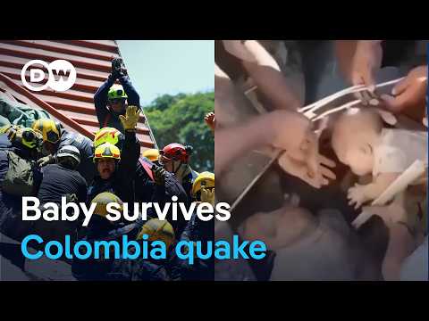Rescuers race to find survivors after Colombia's deadly earthquake | DW News