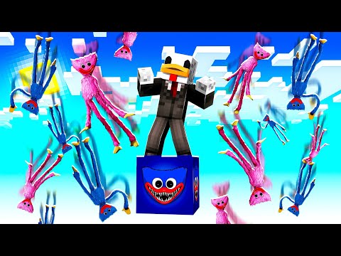 SOPRAVVIVO SOPRA UN SOLO BLOCCO DI HUGGY WUGGY - Minecraft ITA