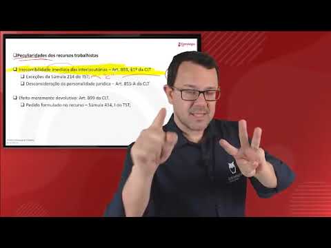 Appeals in labor law proceedings - OAB (Brazilian Bar Association) - Part 1 - Professor Bruno Kli...