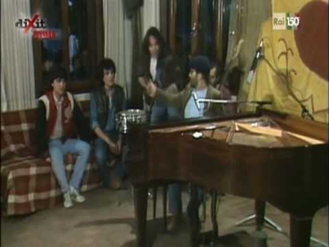 Lucio, con Verdone, Liberatori e Curreri, parla degli Stadio