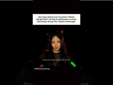 OMG Jisoo Serving Her Halloween Look #jisoo #addicted #tiktok #blackpink #kpop #fyp #newsong