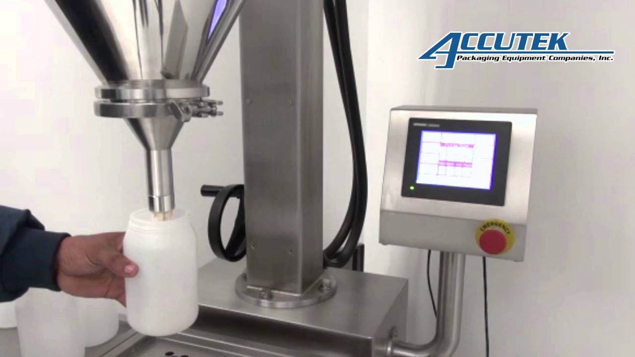 Auger Filling Machine-Precision Dry Product Filling