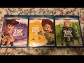 Toy Story 1 2 3 Blu Ray DVD Combo Pack Unboxing JoshieA