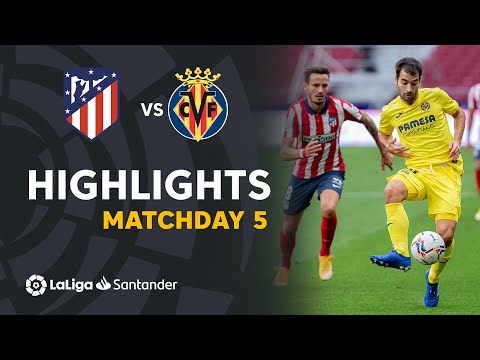 Highlights Atletico Madrid vs Villarreal CF (0-0)
