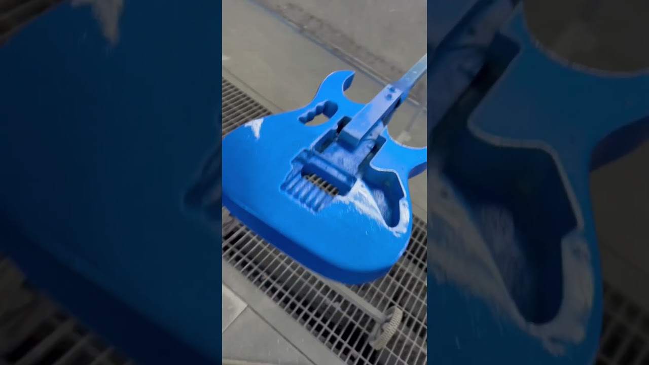 Ibanez guitar repair / Blue crystal effect / Part I / To be continued…