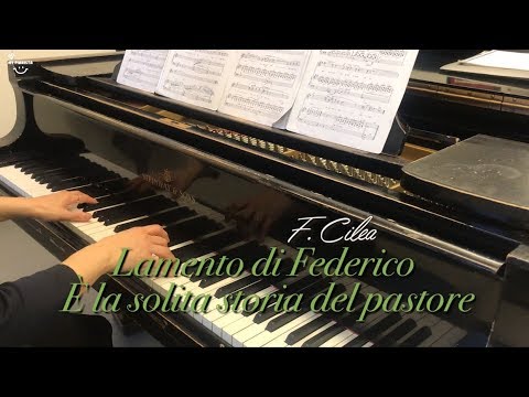 Lamento di Federico.. È la solita storia del pastore, Federico, Piano accompaniment,  Opera karaoke