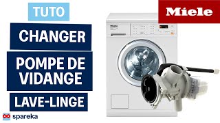 👉 Comment changer la pompe de vidange d’un lave-linge Miele | Tutoriel réparation Spareka