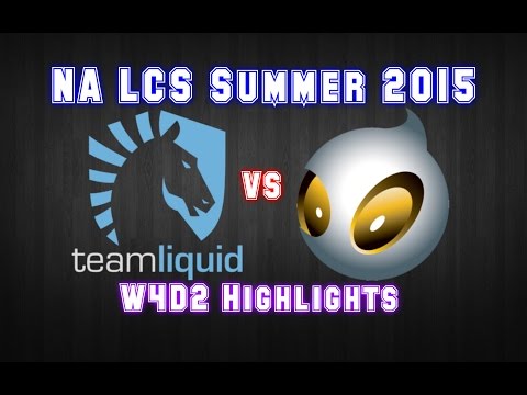 Team Liquid vs Team Dignitas - HIGHLIGHTS - NA LCS Summer 2015 - W4D2 - League of Legends