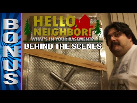 On Set of HELLO NEIGHBOR: What's In Your Basement!