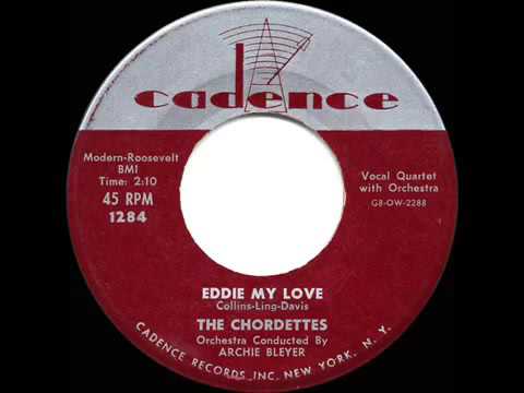 1956 HITS ARCHIVE  Eddie My Love   Chordettes