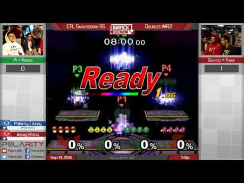 CFL Smackdown 95 Melee - Pi + Krudo vs Gahtzu + Kaike - Doubles WR2