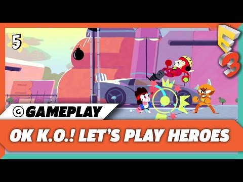 Gameplay de OK K.O. Lets Play Heroes