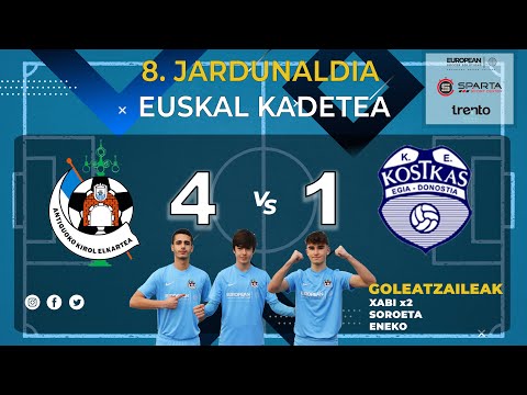 J8 | CADETE VASCA | Antiguoko 4 vs Kostkas 1