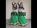 Piya tose Cover | Jonita Gandhi ft. Keba Jeremiah & Sanket Naik | Dance choreography