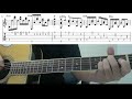 Ballade Pour Adeline (Richard Clayderman)  -  Easy Fingerstyle Guitar Playthrough Tutorial With Tabs