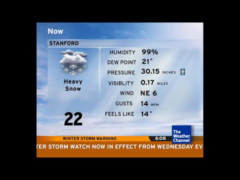 Intellistar 1 SD with Winter Storm Warning/Watch - Stanford, MT (10/24/23)