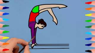 Exercise Coloring Pages | Step by step drawing Exercise Coloring Pages - Cartoon World