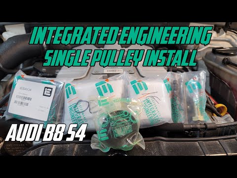 Audi B8 S4 - Integrated Engineering Stage 2 - Single Pulley Install