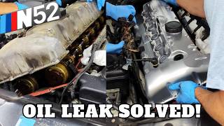 BMW N52 Valve Cover & Gasket Replacement (Vertical/Phone View)