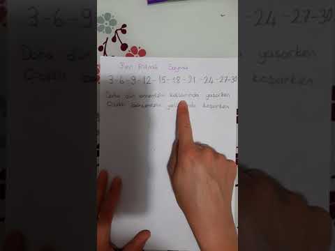 16 Matematik 3'ler ritmik sayma şarkısı