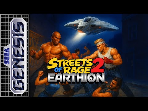 Streets of Rage 2 Earthion (Genesis/Mega Drive) Full Longplay