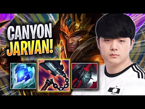 CANYON IS A GOD WITH JARVAN! - DK Canyon Plays Jarvan JUNGLE vs Udyr! | Season 2023