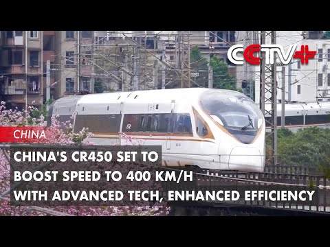 China's CR450 Set to Boost Speed to 400 Km/H with Advanced Tech, Enhanced Efficiency