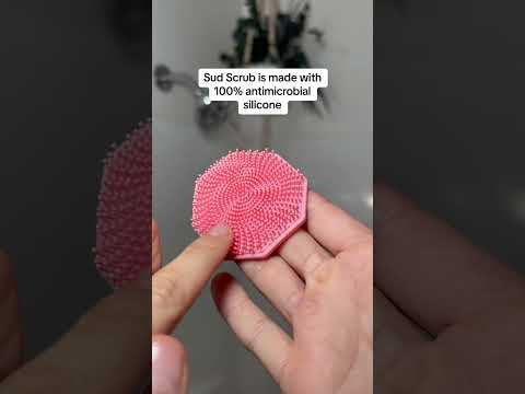 Keep your face clean and refreshed with a Sud Scrub face scrubber!#showerproducts #showeressentials