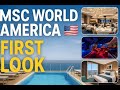Step Inside MSC World America Stunning Cruise Ship Tour From Miami 2025