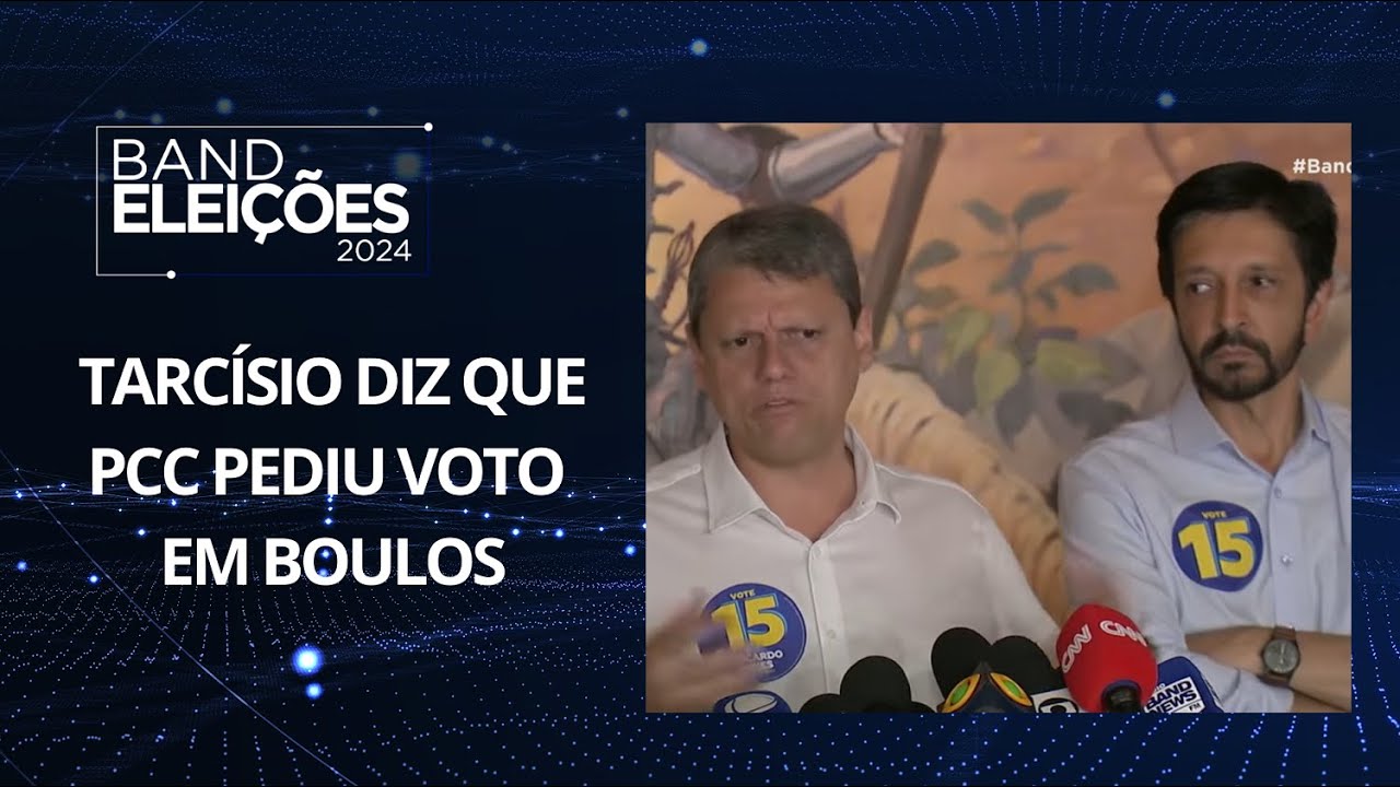 Voto do PCC: Especialistas analisam fala de Tarcísio contra Boulos | Eleições 2024
