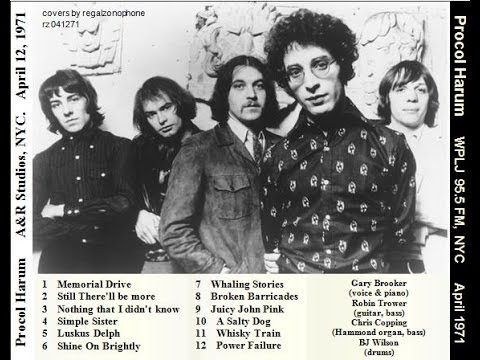 Procol Harum Full Concert with Robin Trower - April 1971