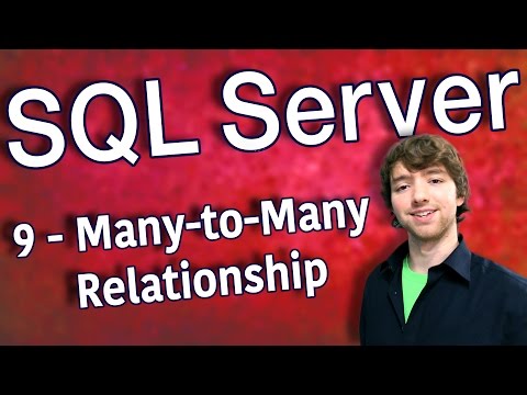 SQL Server 9 Many to Many Relationship