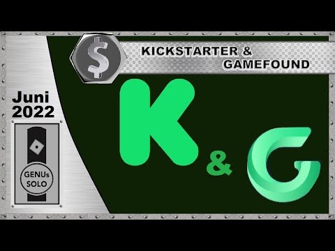 Kickstarter / Gamefound Brettspiele Juni 2022  -  Ausblick für Solo und kooperative Brettspiele