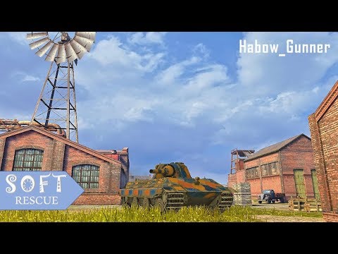 E 50M: 6800 Damage , 5 Frags (1vs4) - WOT BLITZ -