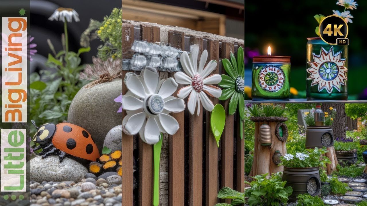 Creative Upcycling Ideas: Transform Trash into Gorgeous Garden Art with Fun DIY Crafts