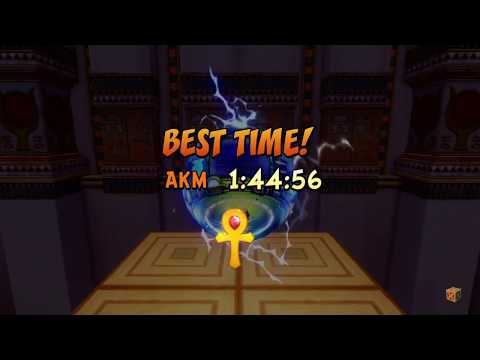 Crash Bandicoot 3 Warped Level 20 ( Tomb Wader ) Gold Relic