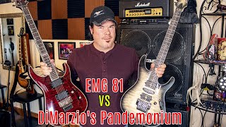 Video thumbnail for EMG 81 vs DiMarzio Pandemonium by BossVicious Studios