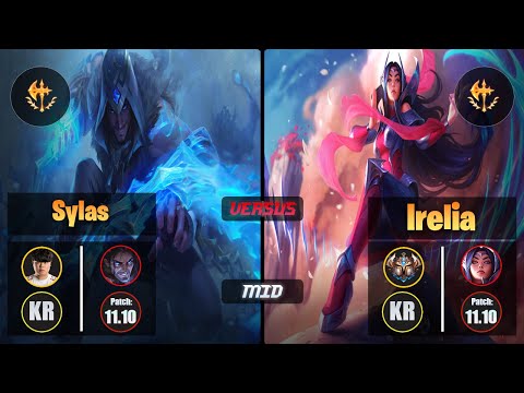 Clid SYLAS (Mid) [Conqueror] VS IRELIA - Challenger KR Patch 11.10