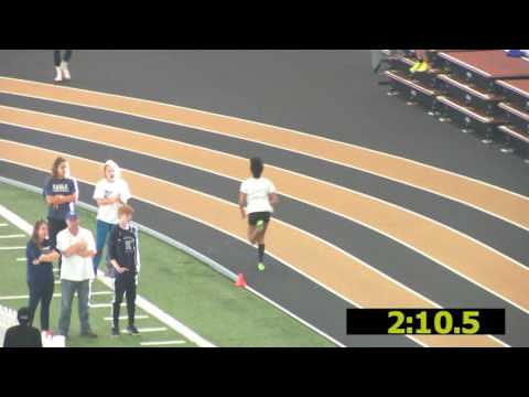 2017 Tennessee State HS Indoor Championships - Girls 4X4 Relay Heat 2